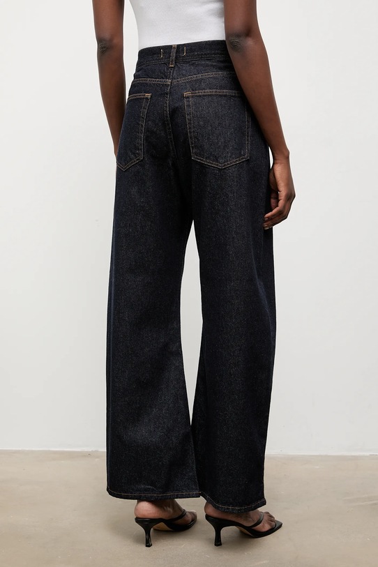 Îmbrăcăminte Answear.LAB blugi din bumbac 40737W5.TOS bleumarin