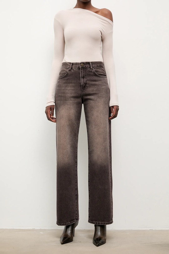 Odzież Answear.LAB jeansy 28802W5.TOS brązowy