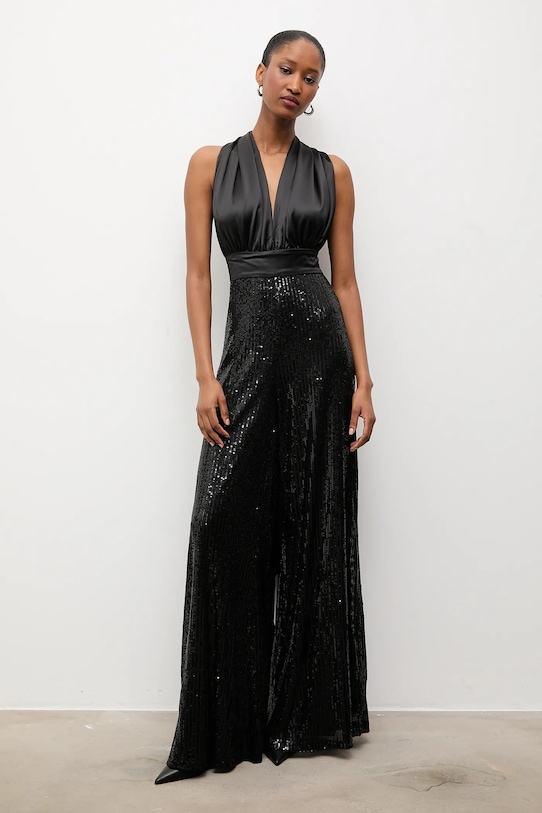 Answear.LAB kombinezon 5387 czarny WA25