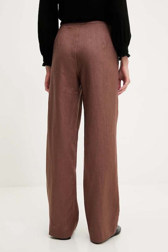 Oblačila Lanene hlače Answear.LAB p2419.fh rjava