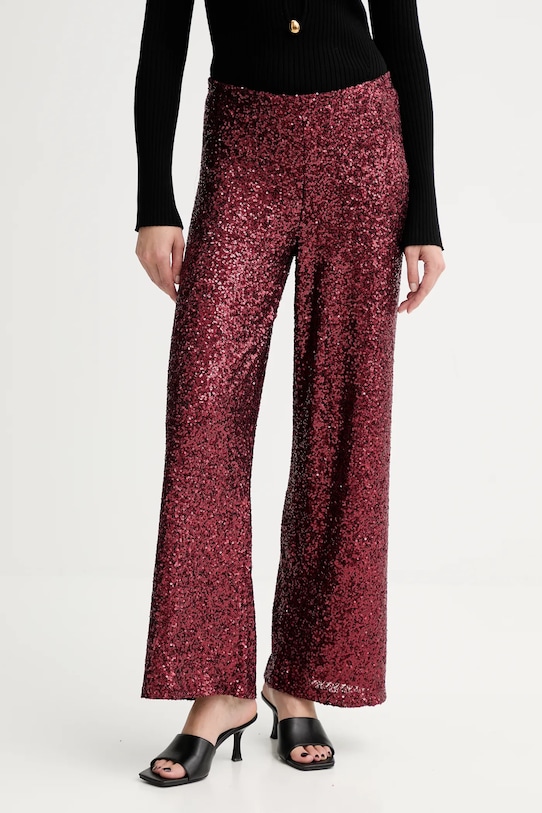 Answear.LAB pantaloni 91210 burgundia WA25