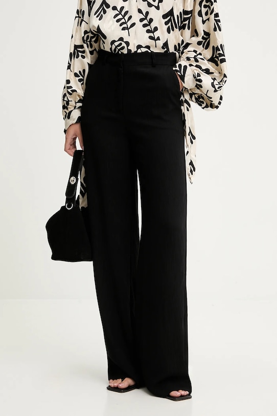 Answear.LAB spodnie tkanina czarny LF.031443.tos