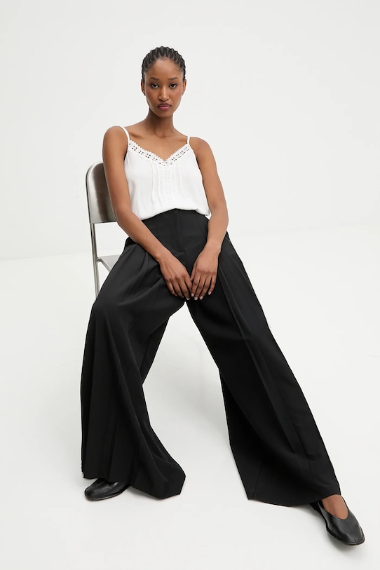 Answear.LAB spodnie czarny 15054.FLK