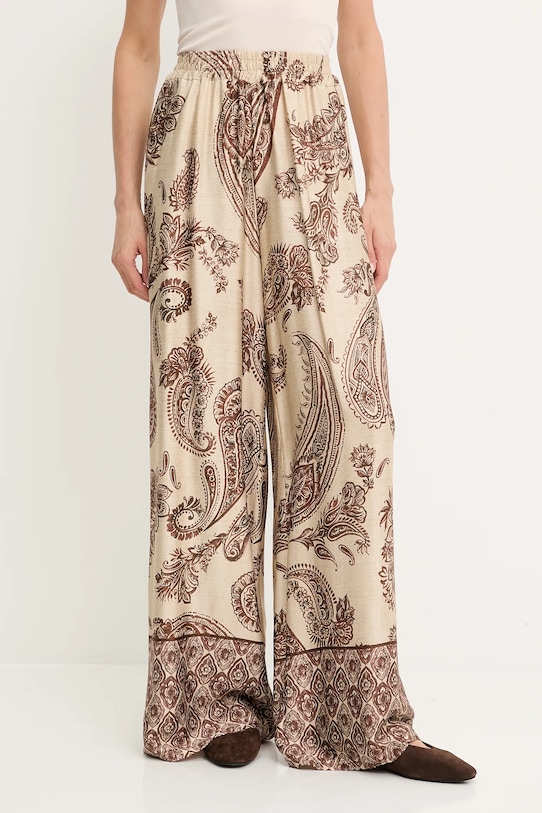 Kalhoty Answear.LAB high hnědá 93319.ilk