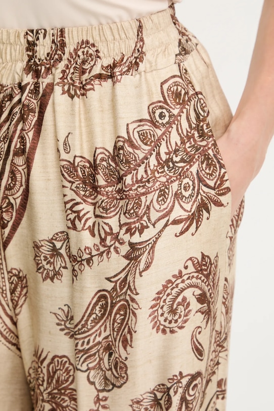 Kalhoty Answear.LAB 93319.ilk hnědá