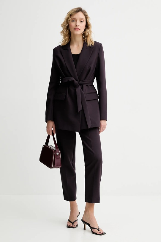 Answear.LAB spodnie PN1385.TOS fioletowy WA25