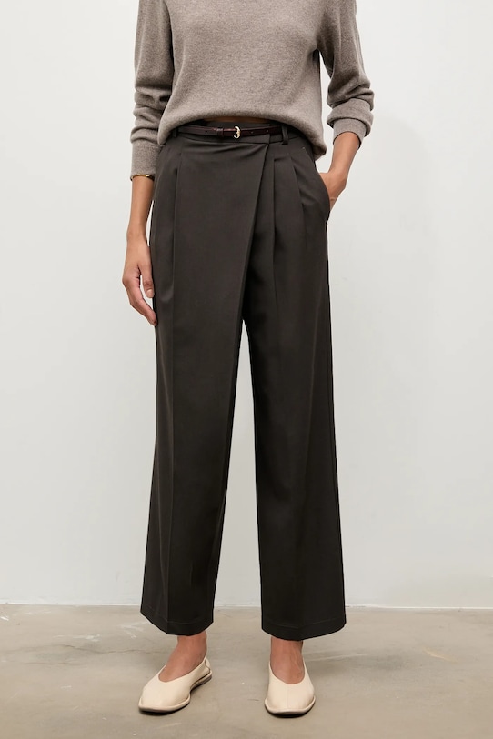 Answear.LAB spodnie PN144.TOS brązowy WA25