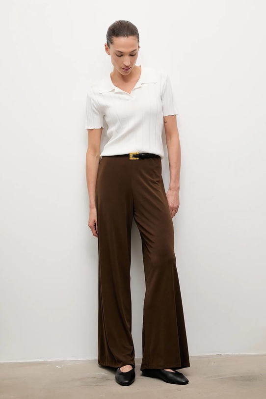 Answear.LAB spodnie 55018 brązowy WA25