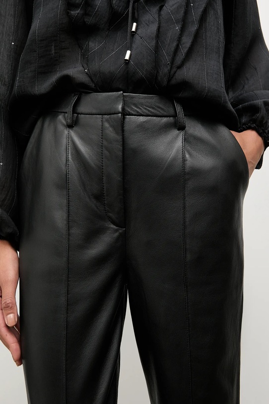 Kožené nohavice Answear.LAB čierna WA25-SPD037