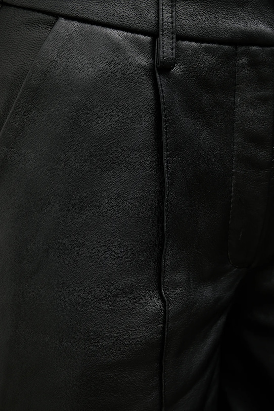 Kožené nohavice Answear.LAB čierna WA25-SPD038