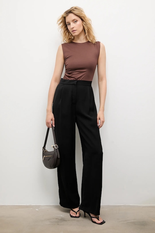 Answear.LAB pantaloni LF.31432.tos negru WA25