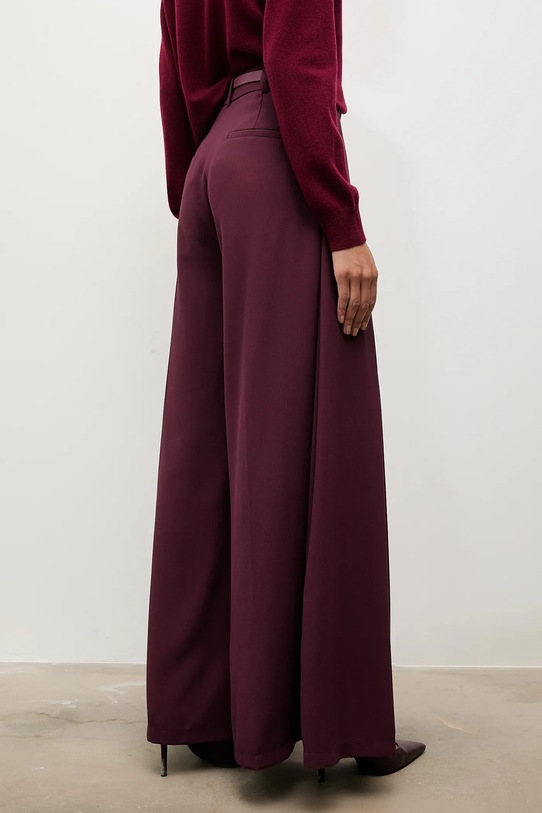 Odzież Answear.LAB spodnie ST.1410.TOS bordowy