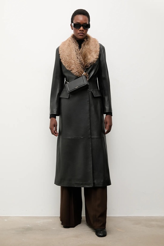 Answear.LAB spodnie 30161.TOS brązowy WS26