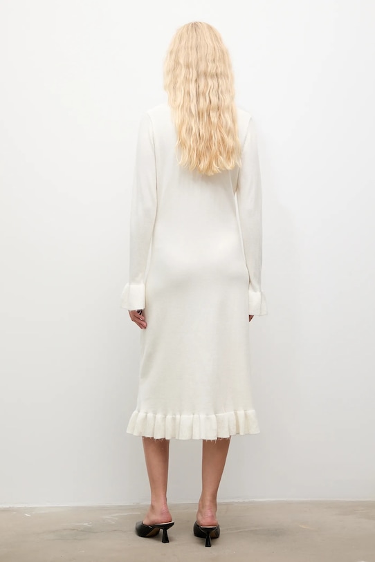 Одяг Сукня з кашеміром Answear.LAB 2687.fh бежевий