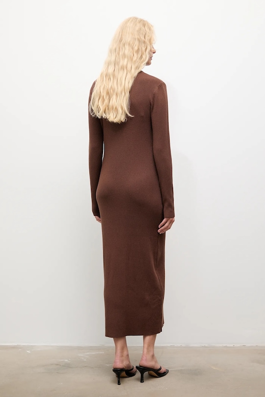 Oblečenie Kašmírové šaty Answear.LAB ASF2480.fh hnedá