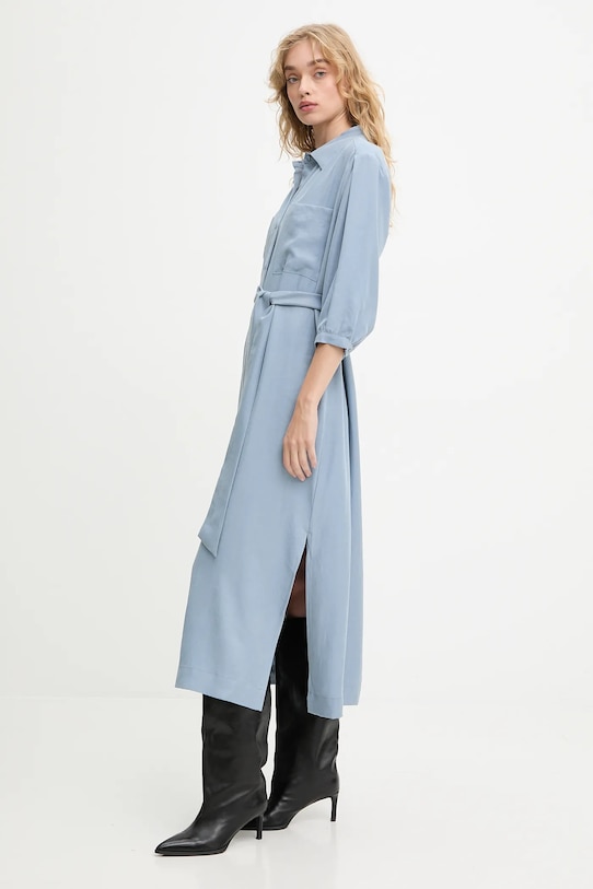 Answear.LAB sukienka casual niebieski PK9023