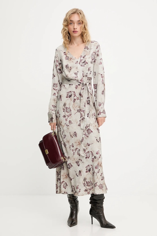 Answear.LAB sukienka casual szary PK9025