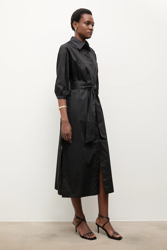 Answear.LAB pamut ruha PK9012 fekete WA25