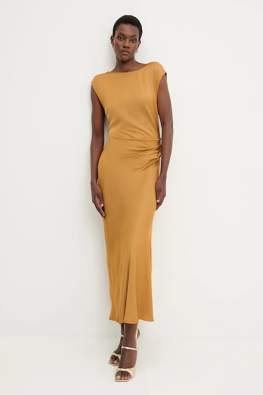 Answear.LAB sukienka 54471 brązowy WA25