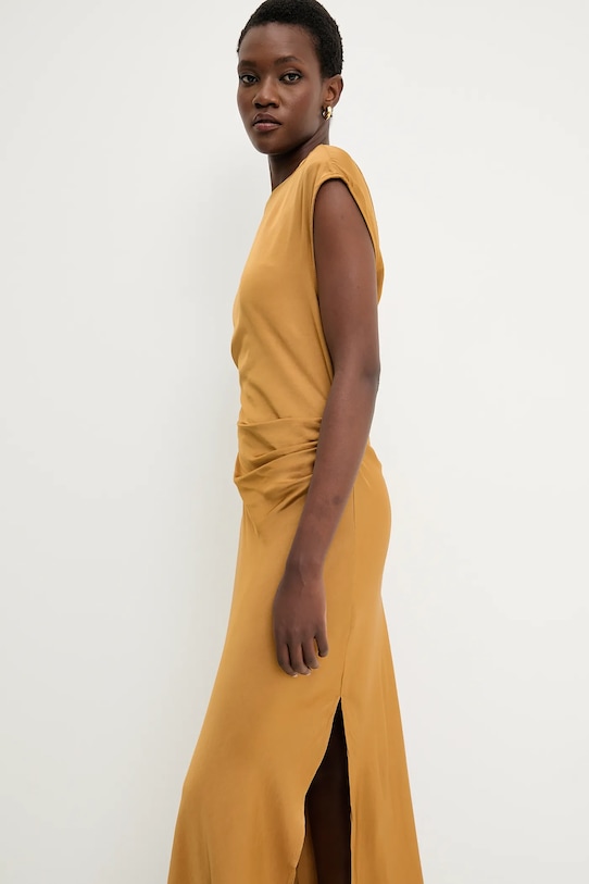 Answear.LAB sukienka brązowy 54471