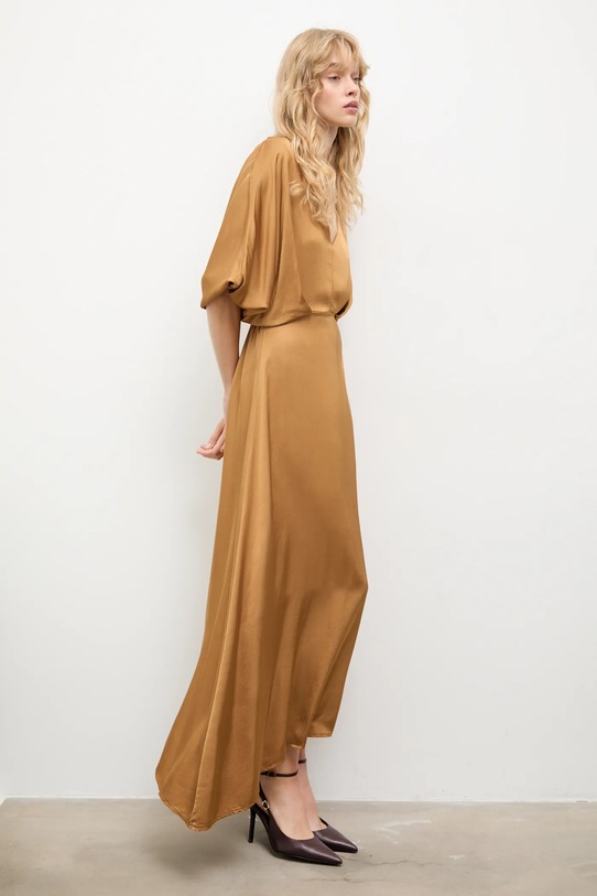 Answear.LAB sukienka casual brązowy 55060a