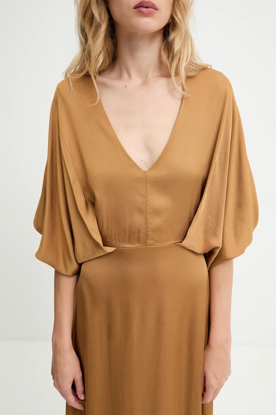 Answear.LAB sukienka 55060a brązowy