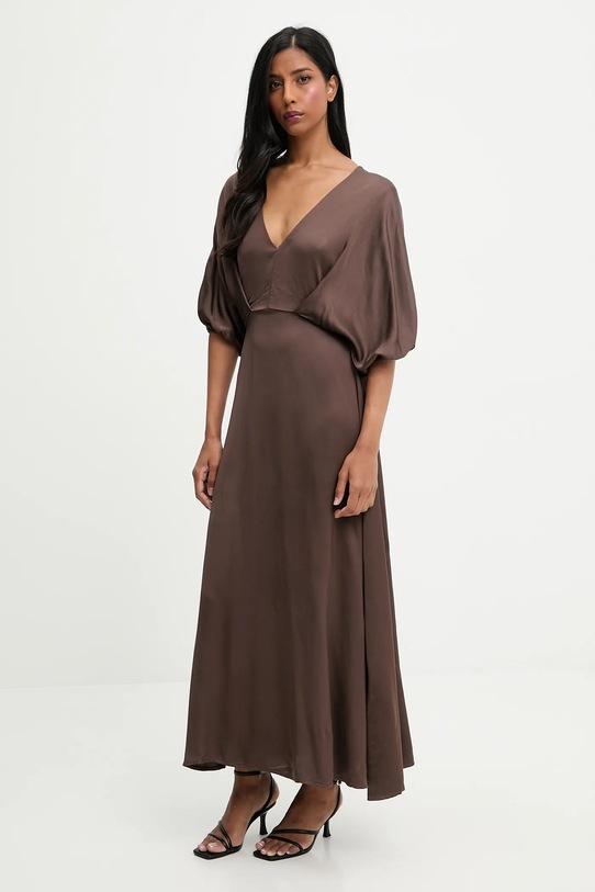 Answear.LAB sukienka 55060a brązowy WA25