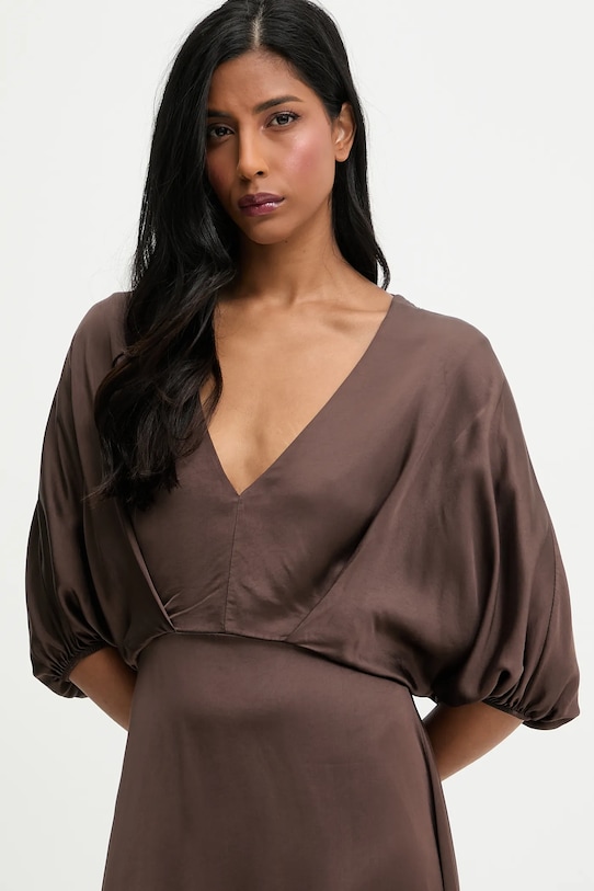 Šaty Answear.LAB hnedá 55060a