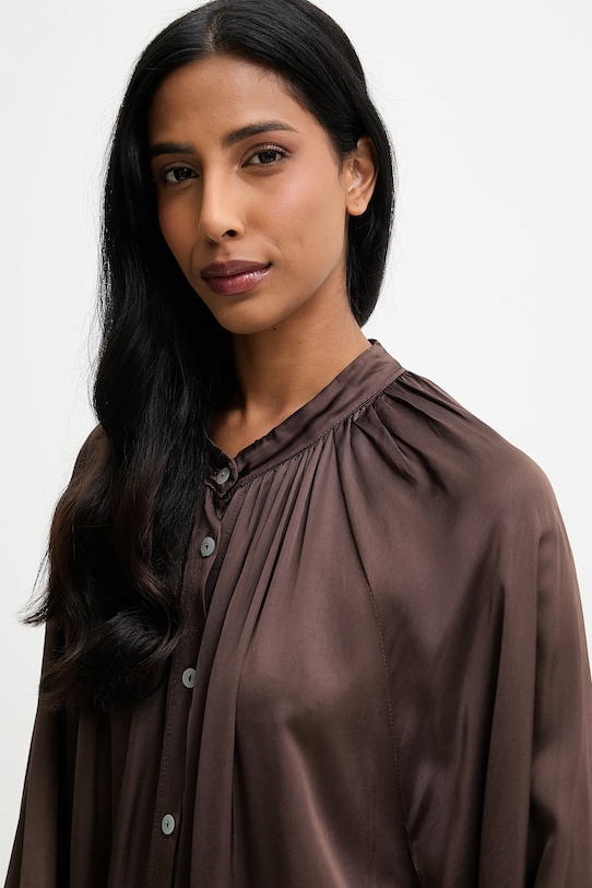 Answear.LAB sukienka brązowy AB358