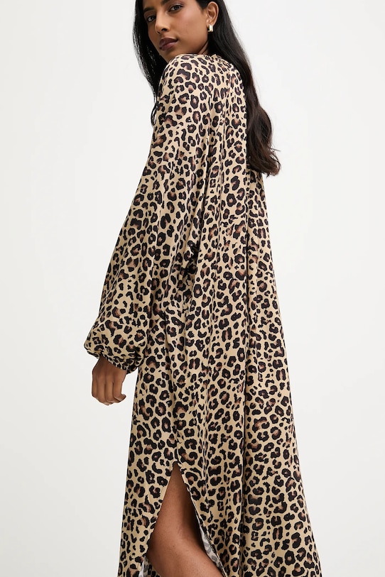 Answear.LAB sukienka beżowy AB358a