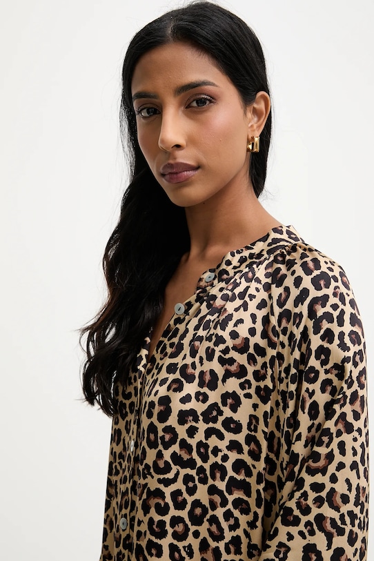 Answear.LAB sukienka AB358a beżowy