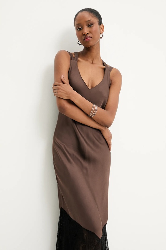 Φόρεμα Answear.LAB καφέ AB854