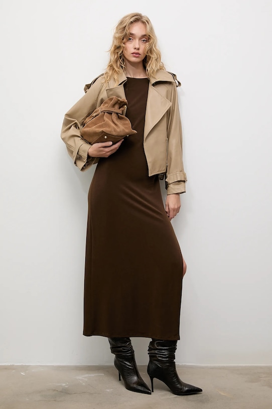 Answear.LAB rochie AB799 maro WA25