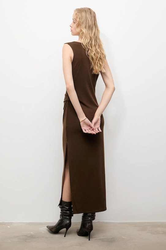 Îmbrăcăminte Answear.LAB rochie AB799 maro