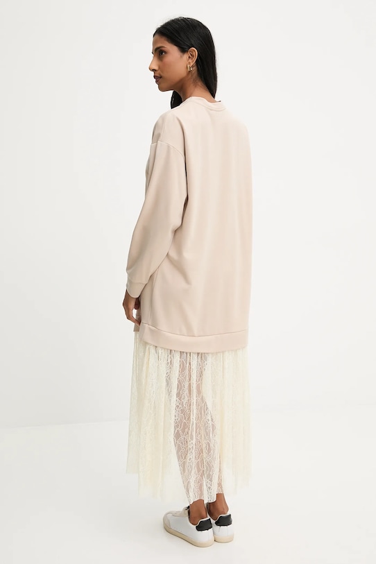 Odzież Answear.LAB sukienka AB936 beżowy