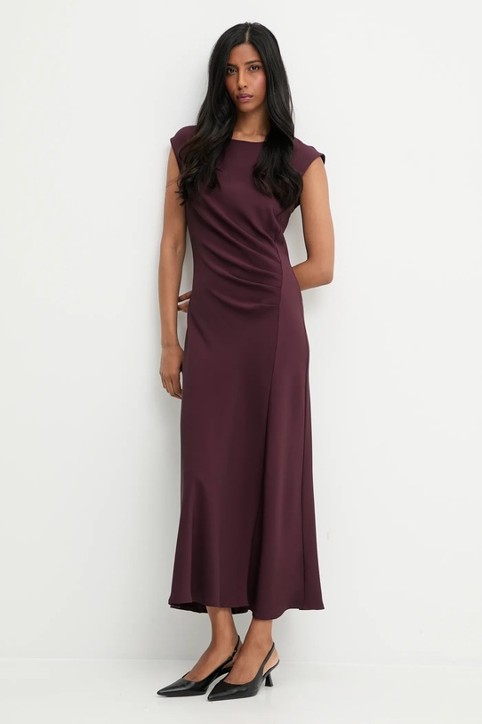 Answear.LAB rochie 55090 burgundia WA25