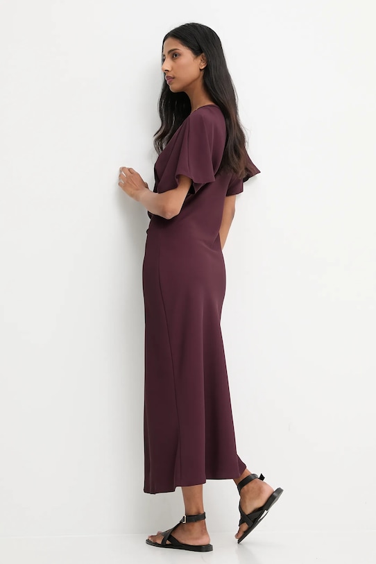 Answear.LAB sukienka bordowy AB337