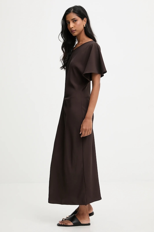 Answear.LAB sukienka AB337 brązowy WA25