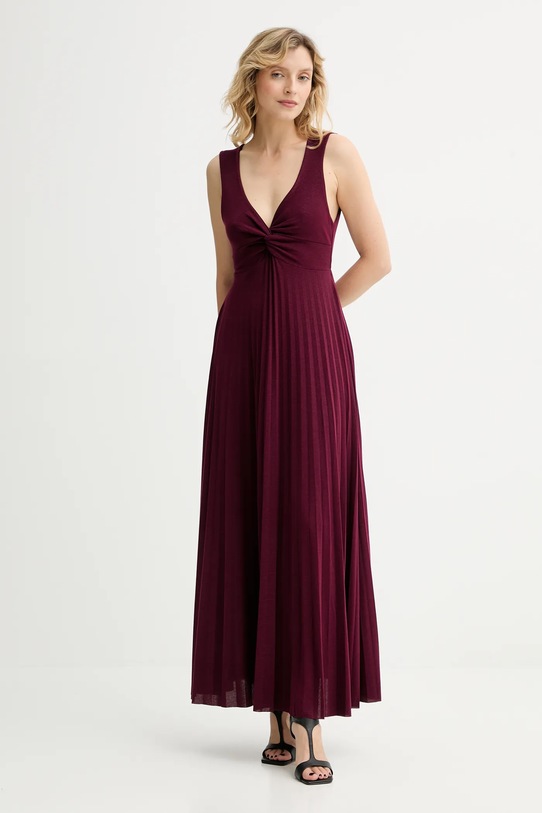 Answear.LAB sukienka bordowy 22828