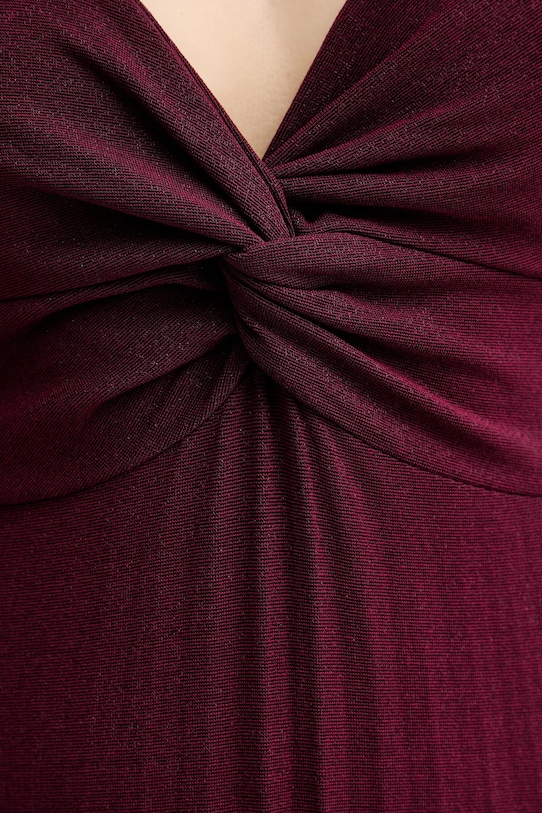 Answear.LAB sukienka 22828 bordowy