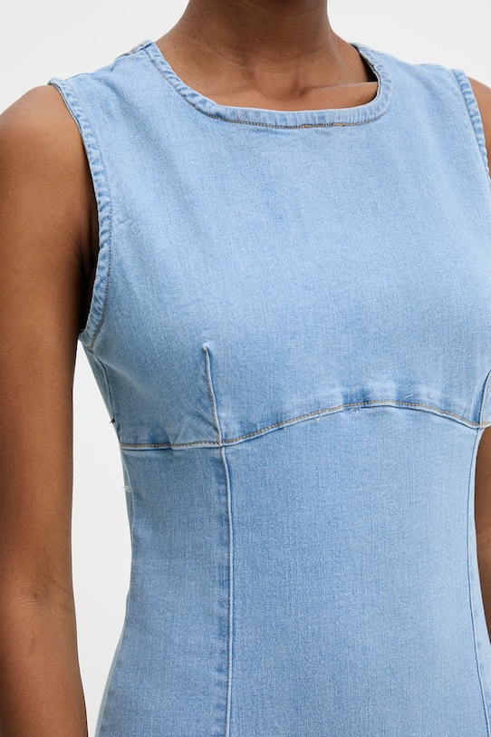 Answear.LAB sukienka jeansowa mg700.FLK niebieski