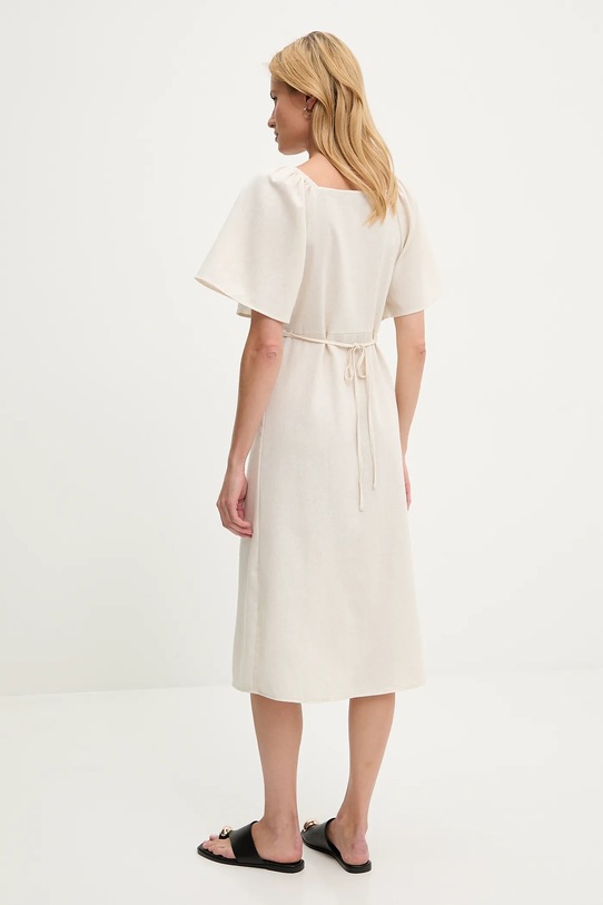 Îmbrăcăminte Answear Lab rochie din in ps9122s.F bej