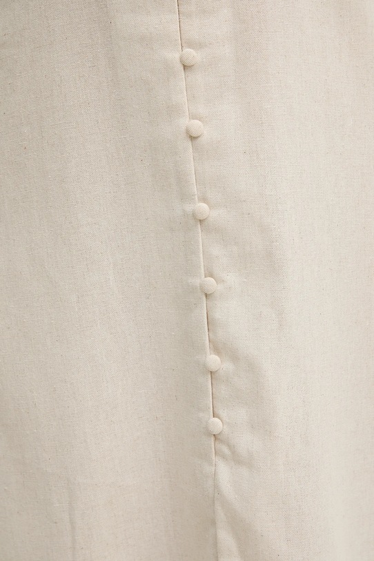 Answear Lab rochie din in ps9122s.F bej