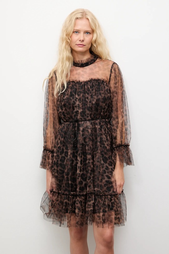 Answear.LAB sukienka brązowy 80876.2.FLK