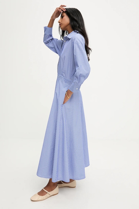 Answear.LAB sukienka trzy czwarte niebieski PK.12310.TOS