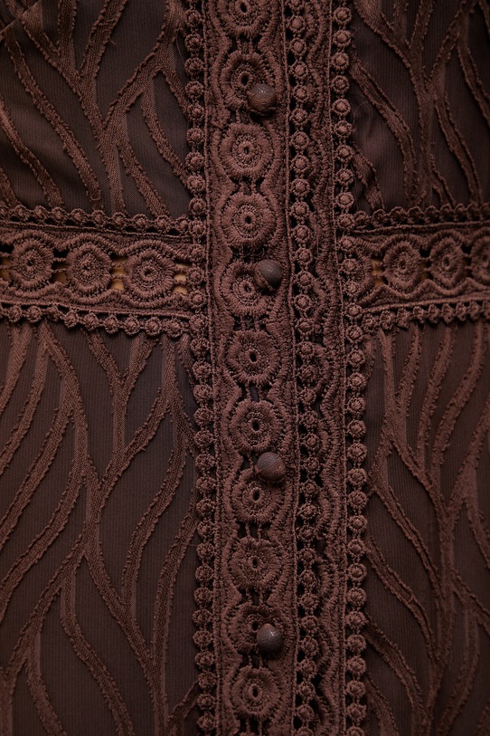 Answear.LAB rochie 80957.3.FLK maro