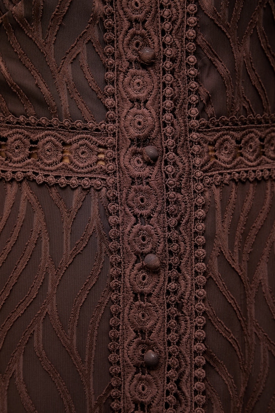 Answear.LAB rochie 80957.3.FLK maro