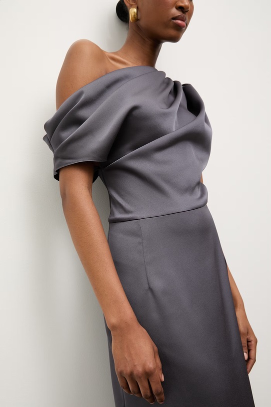 Odzież Answear.LAB sukienka WA25-SUD103 szary