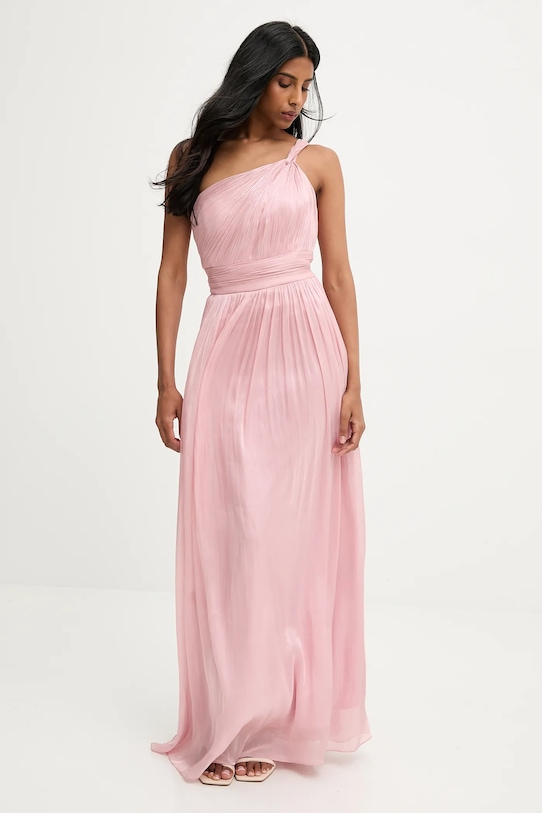 Answear.LAB sukienka rozkloszowany różowy 5872.TOS