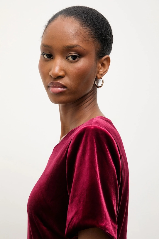 Answear.LAB sukienka bordowy 3082